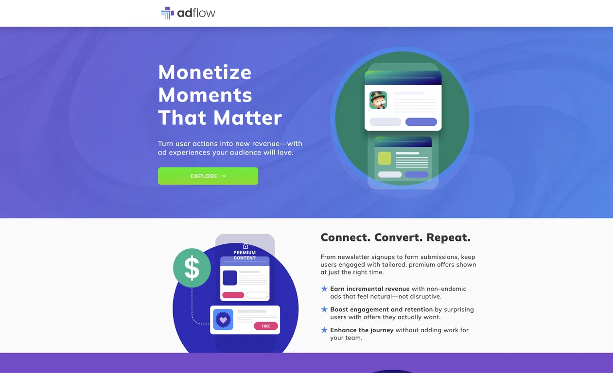 Adflow screenshot
