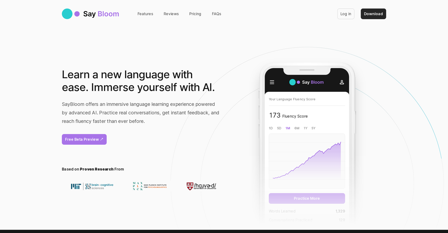 SayBloom screenshot