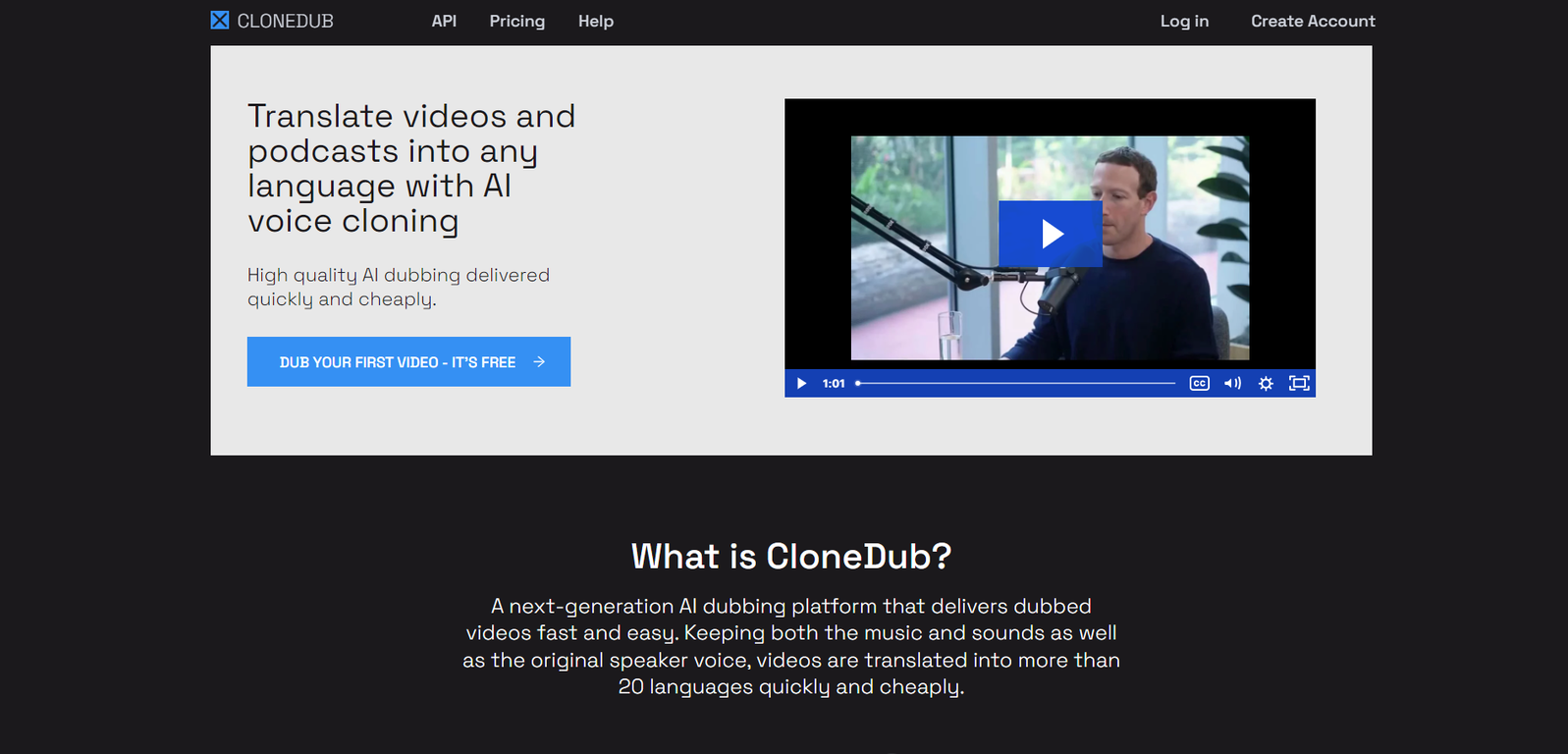 CloneDub screenshot