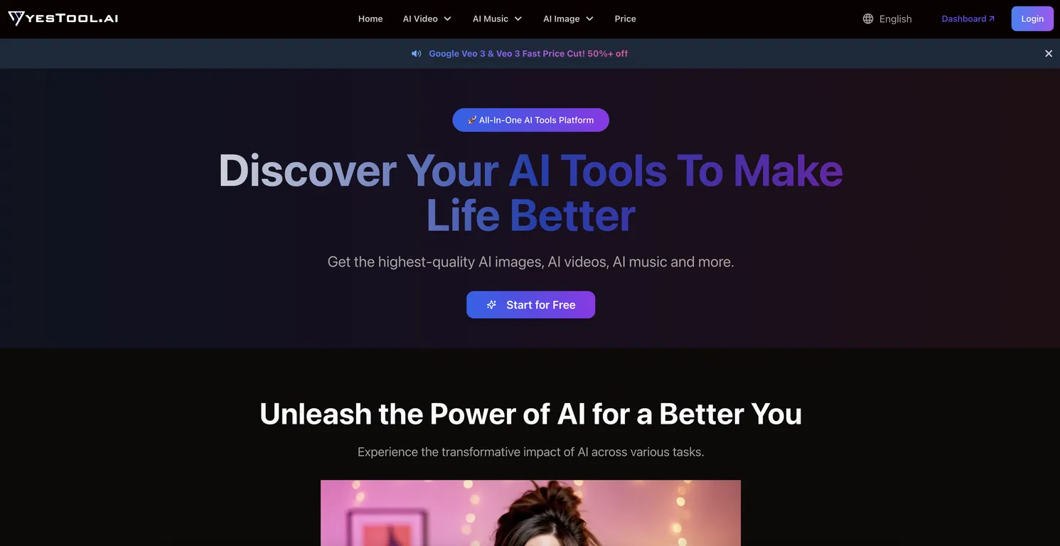yesTool | AI Music Video screenshot