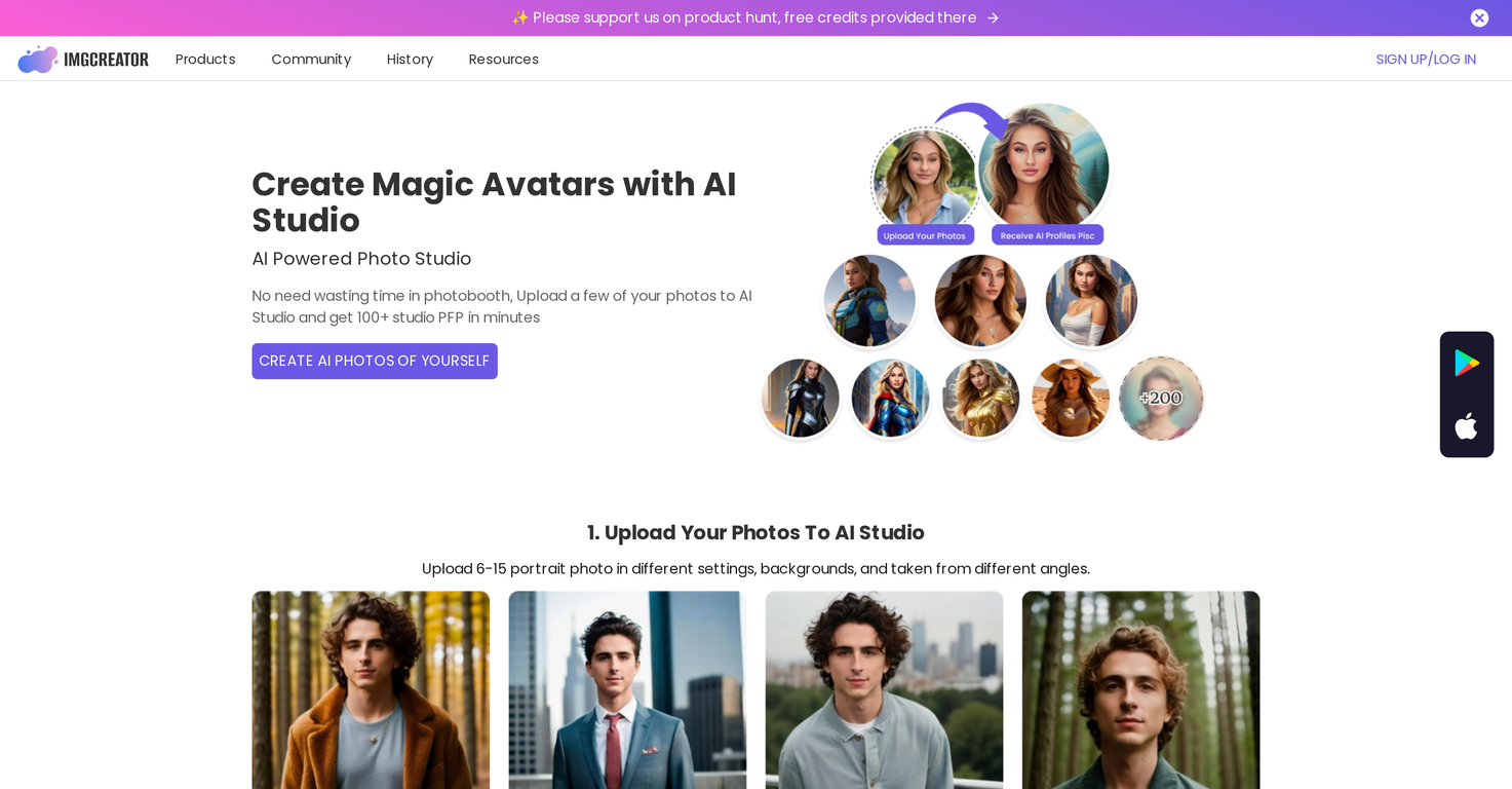 ImgCreator AI Studio screenshot
