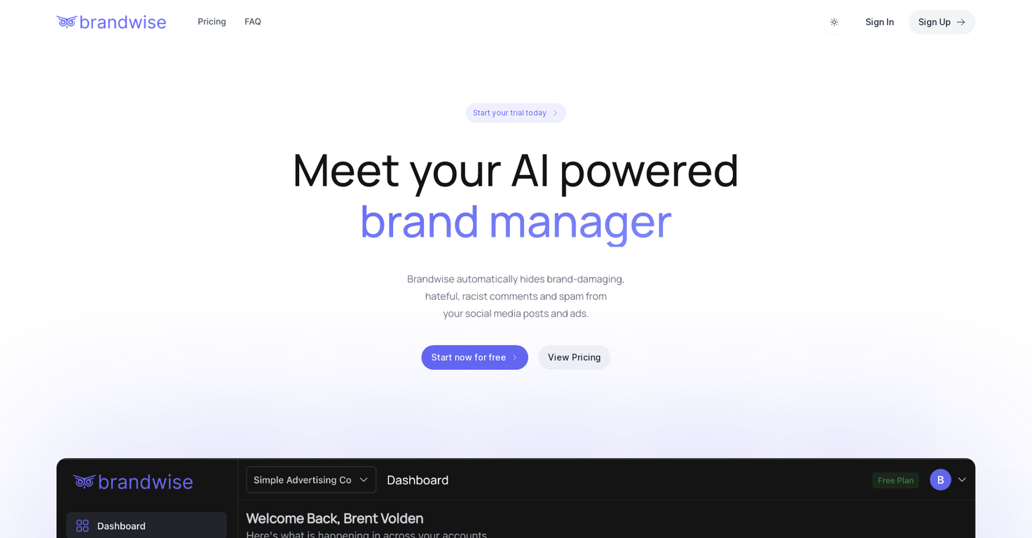 Brandwise screenshot