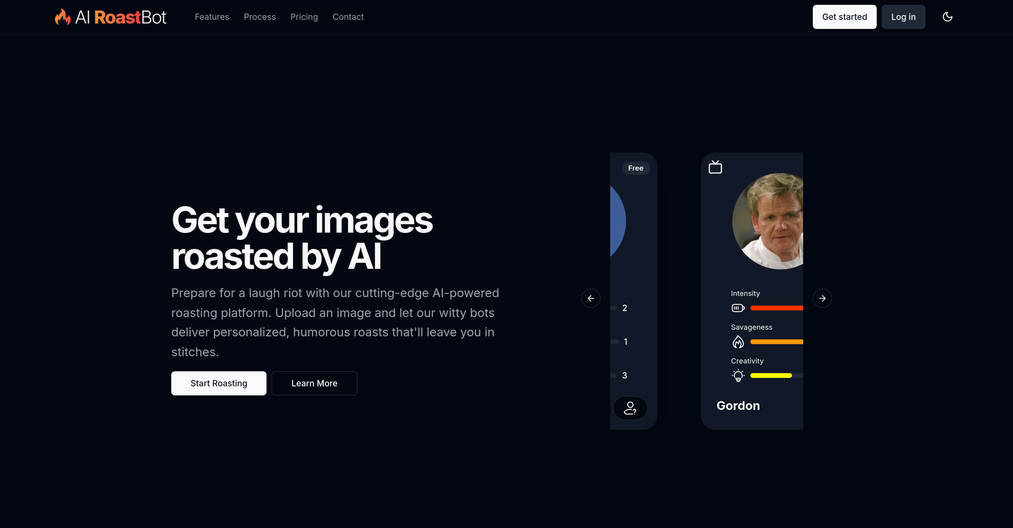 AI RoastBot screenshot