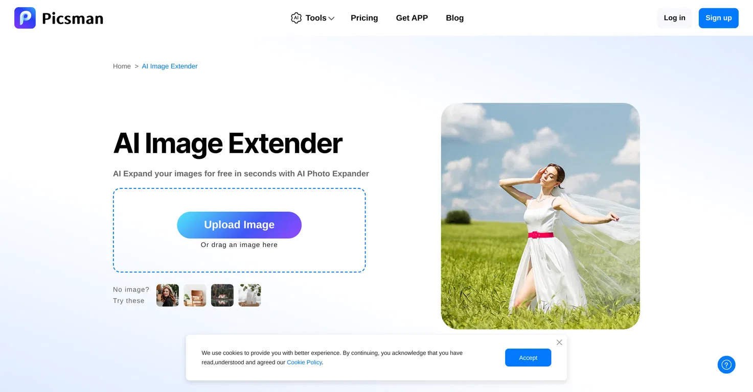Image Extender by Picsman screenshot