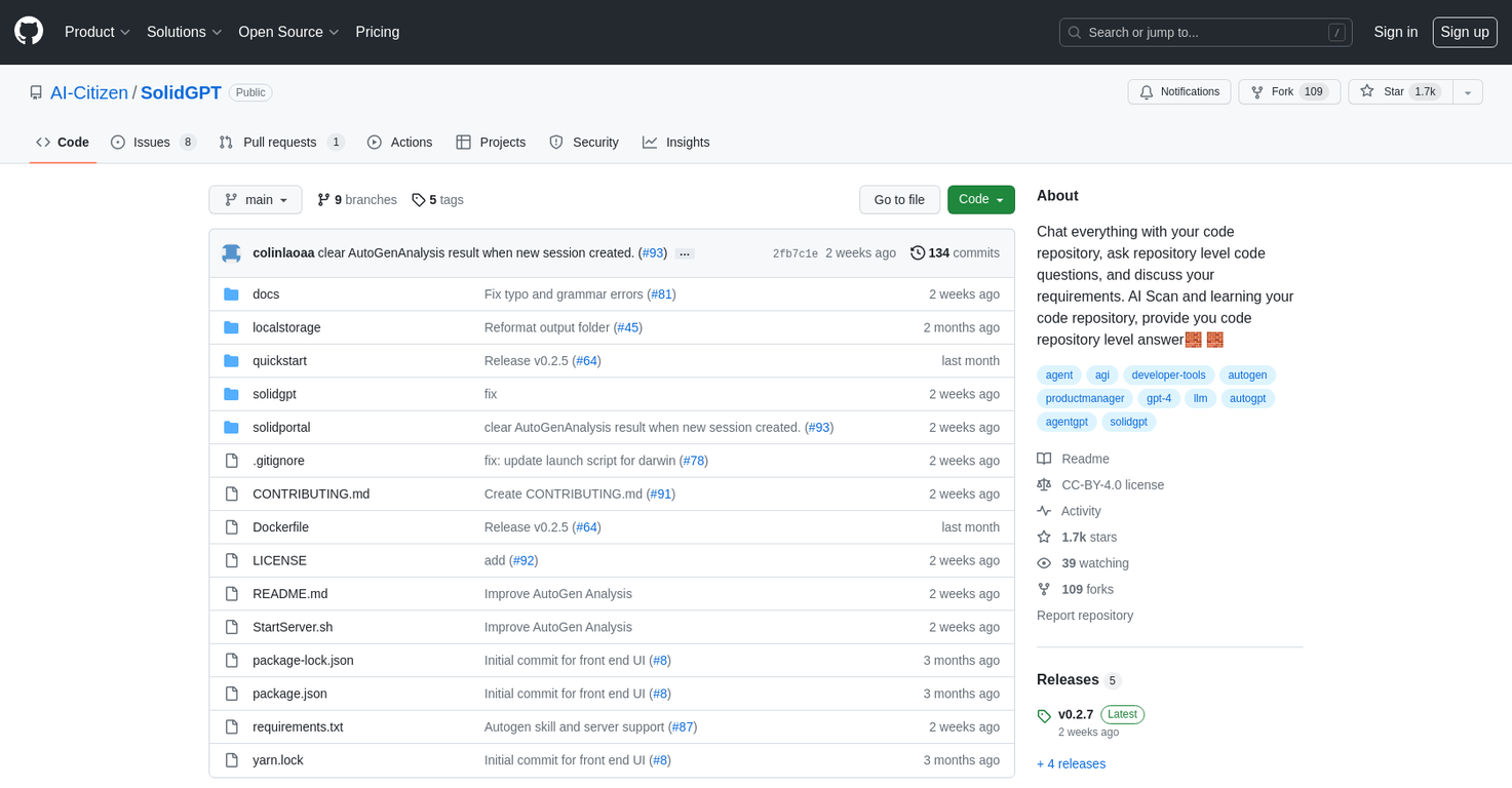 SolidGPT screenshot