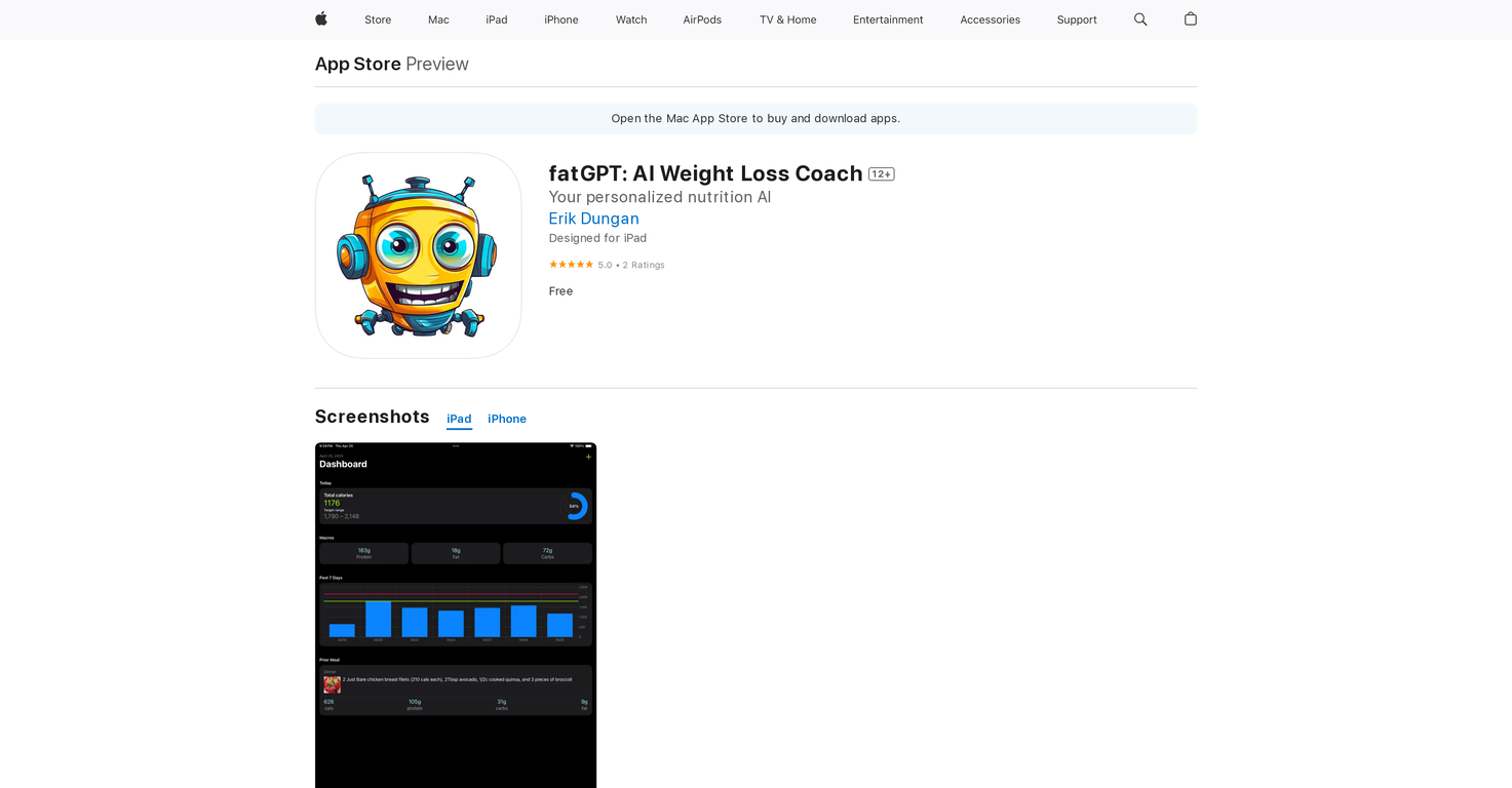 fatGPT screenshot