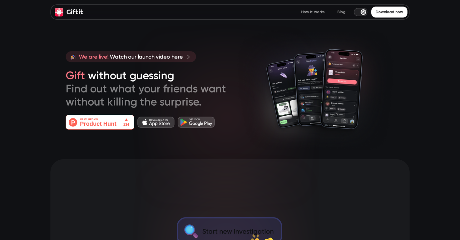 Giftit screenshot