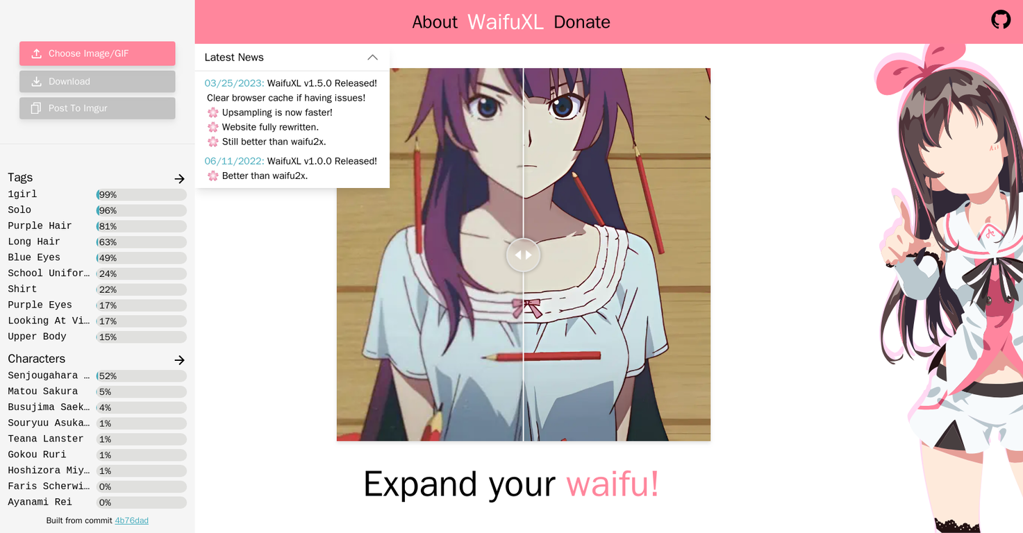 Waifu XL screenshot