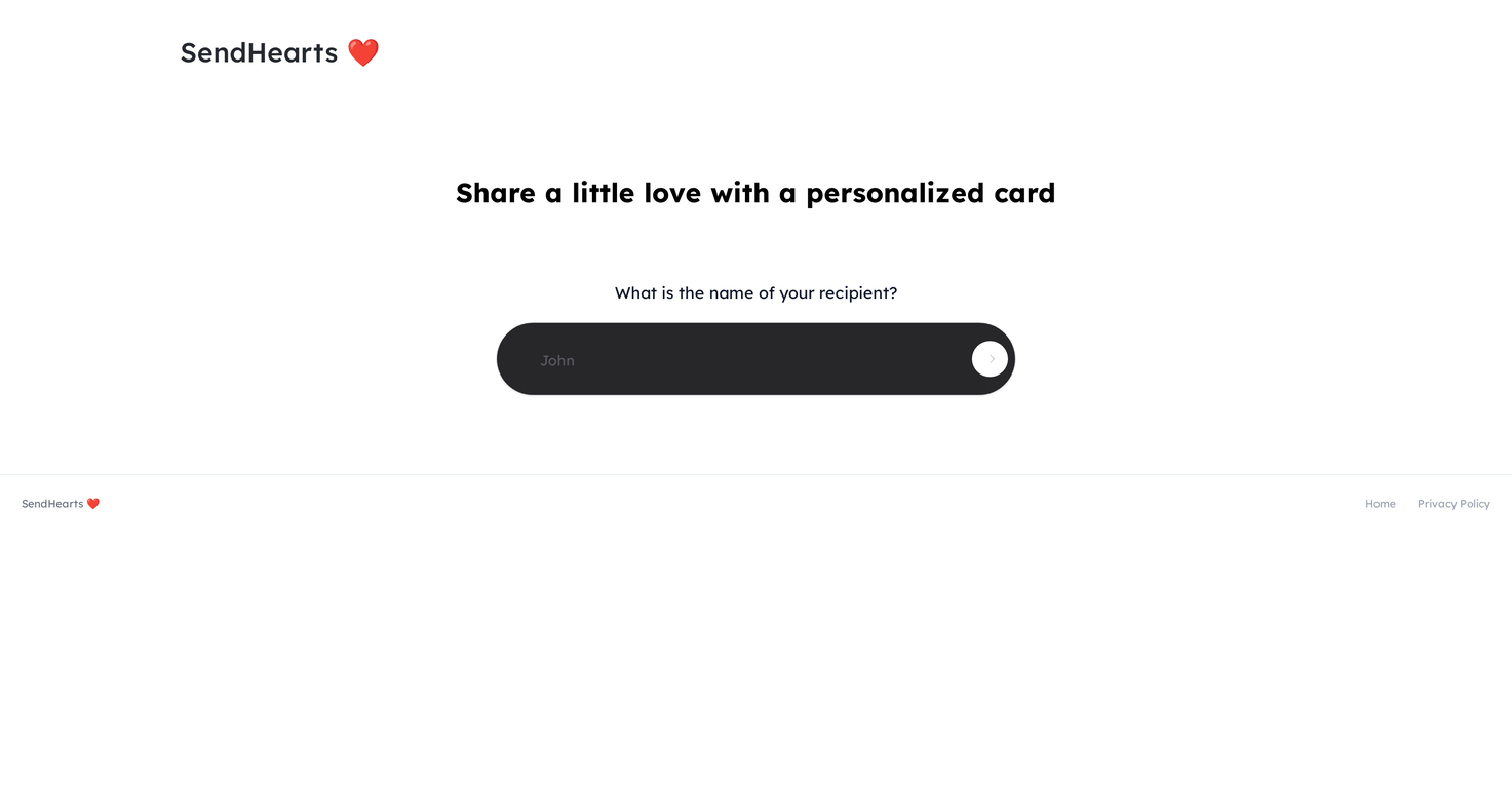 SendHeart screenshot