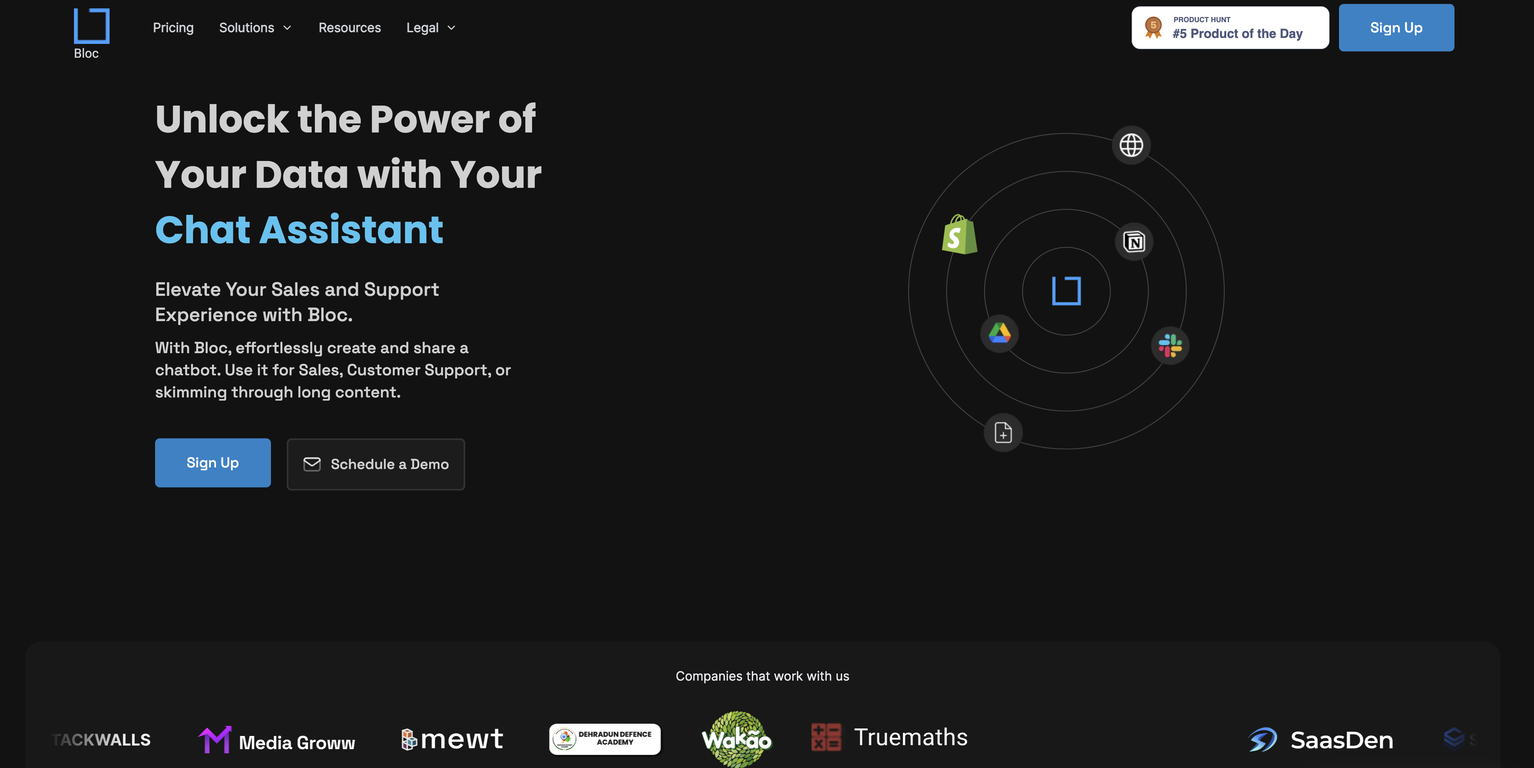 Ask Bloc screenshot