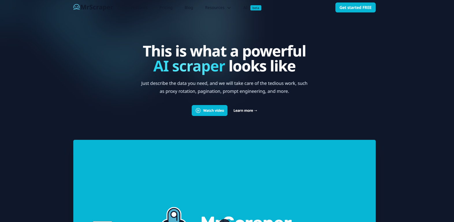 MrScrapper screenshot