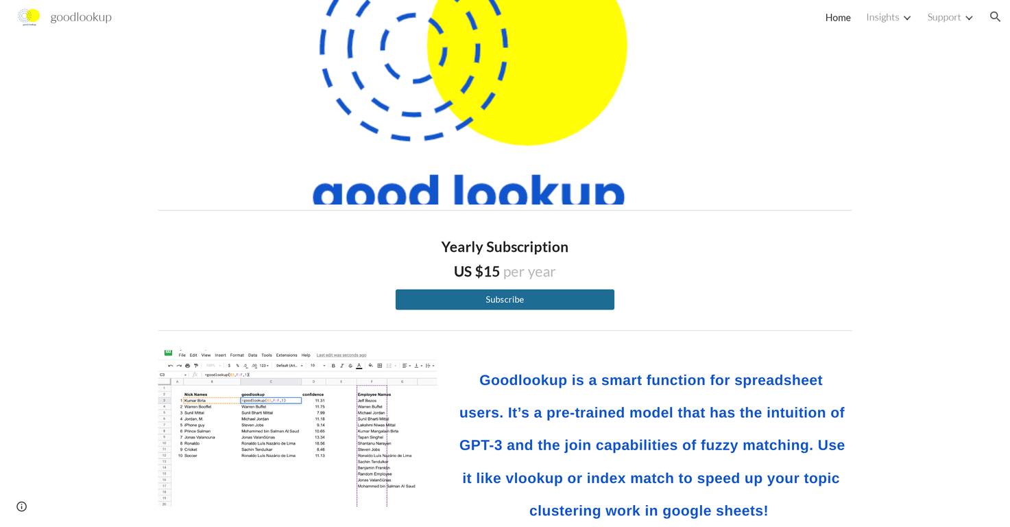 Goodlookup screenshot