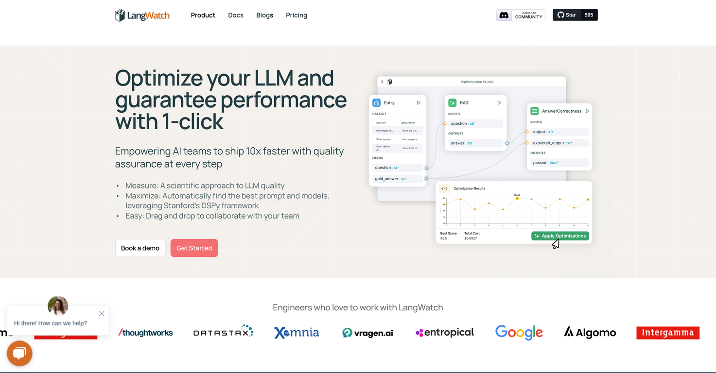 LangWatch screenshot