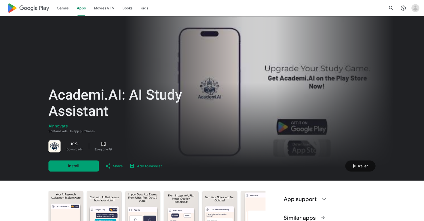 AcademiAI screenshot