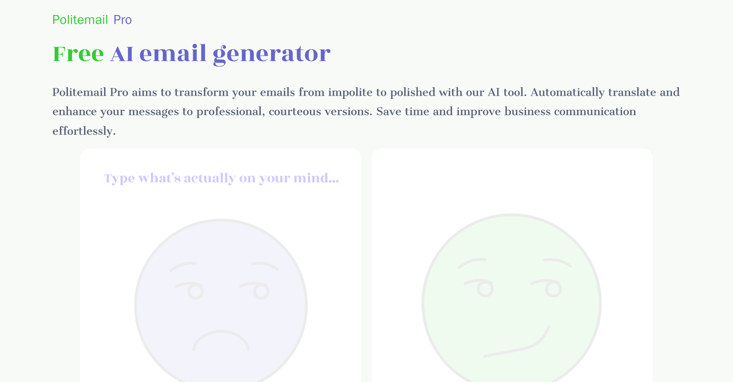 Politemail Pro screenshot