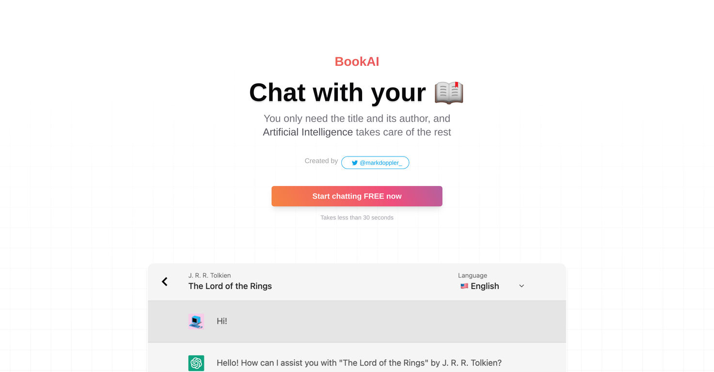 BookAI.chat screenshot