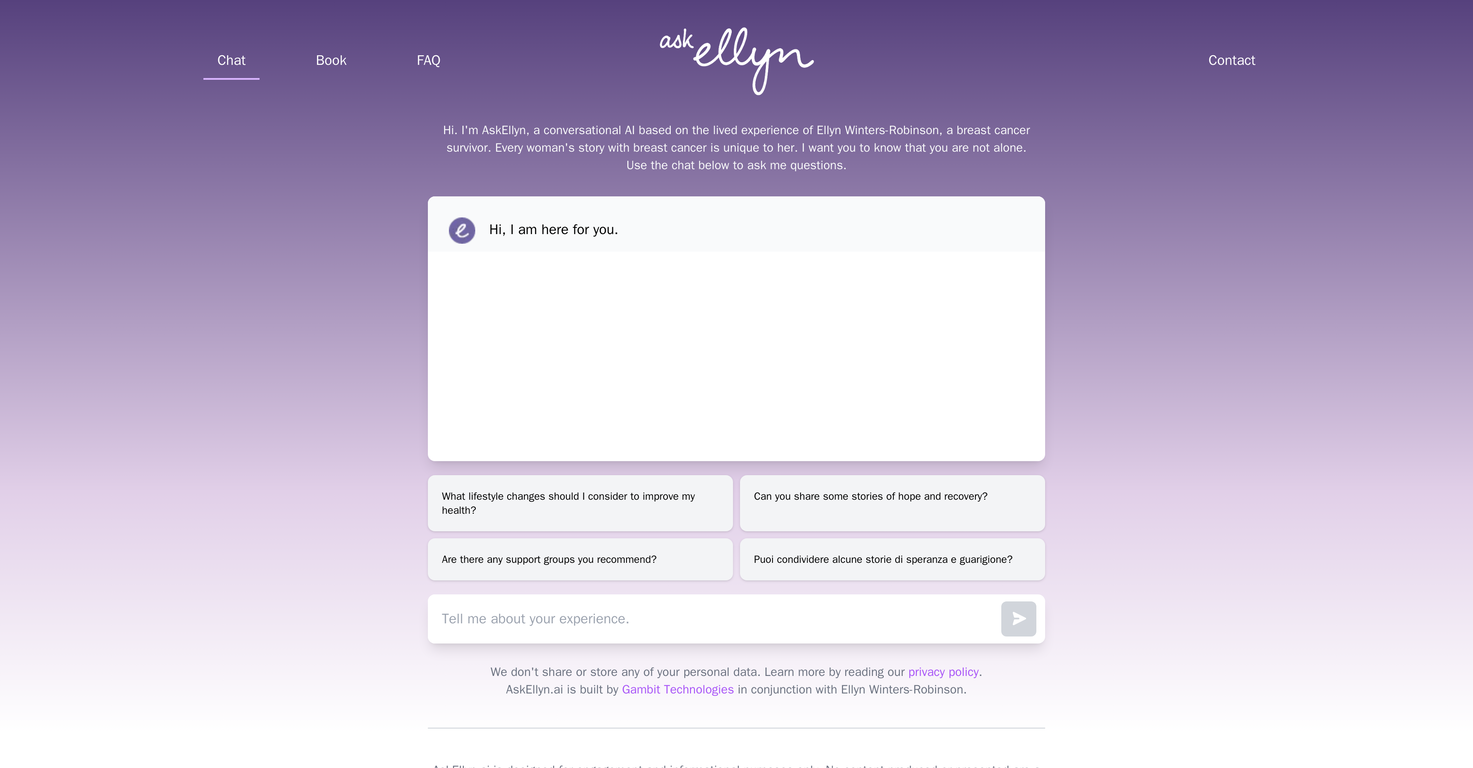 AskEllyn screenshot