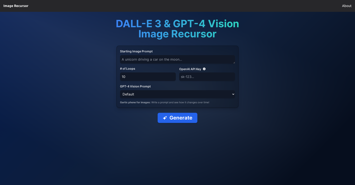 Image Recursor screenshot