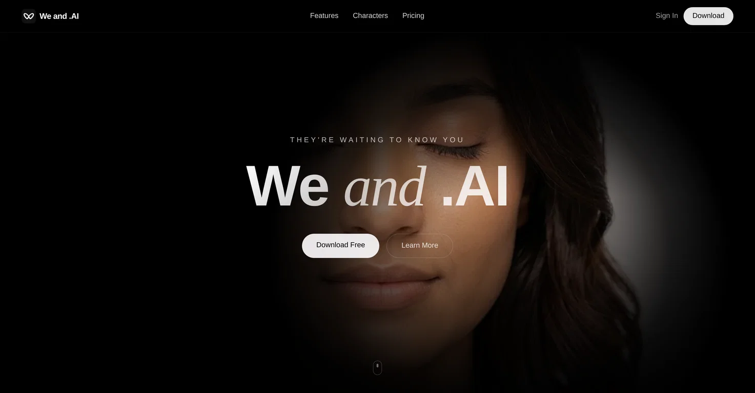 We and AI screenshot