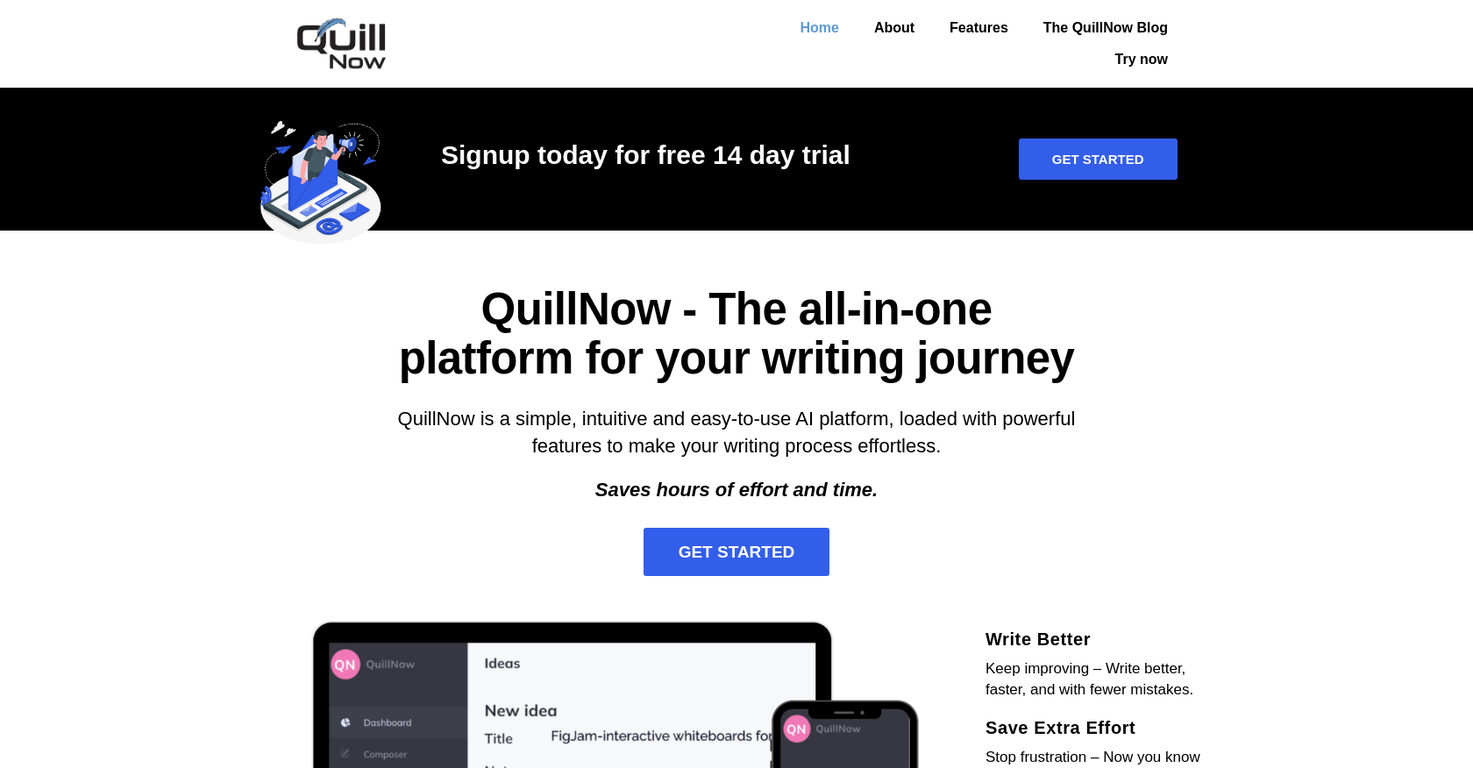 Quillnow screenshot