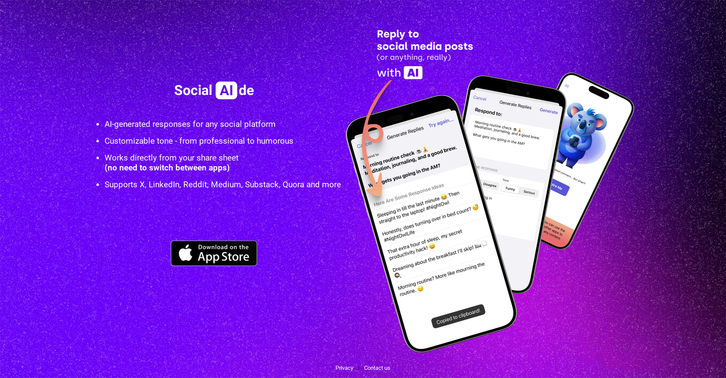 Social AIde screenshot
