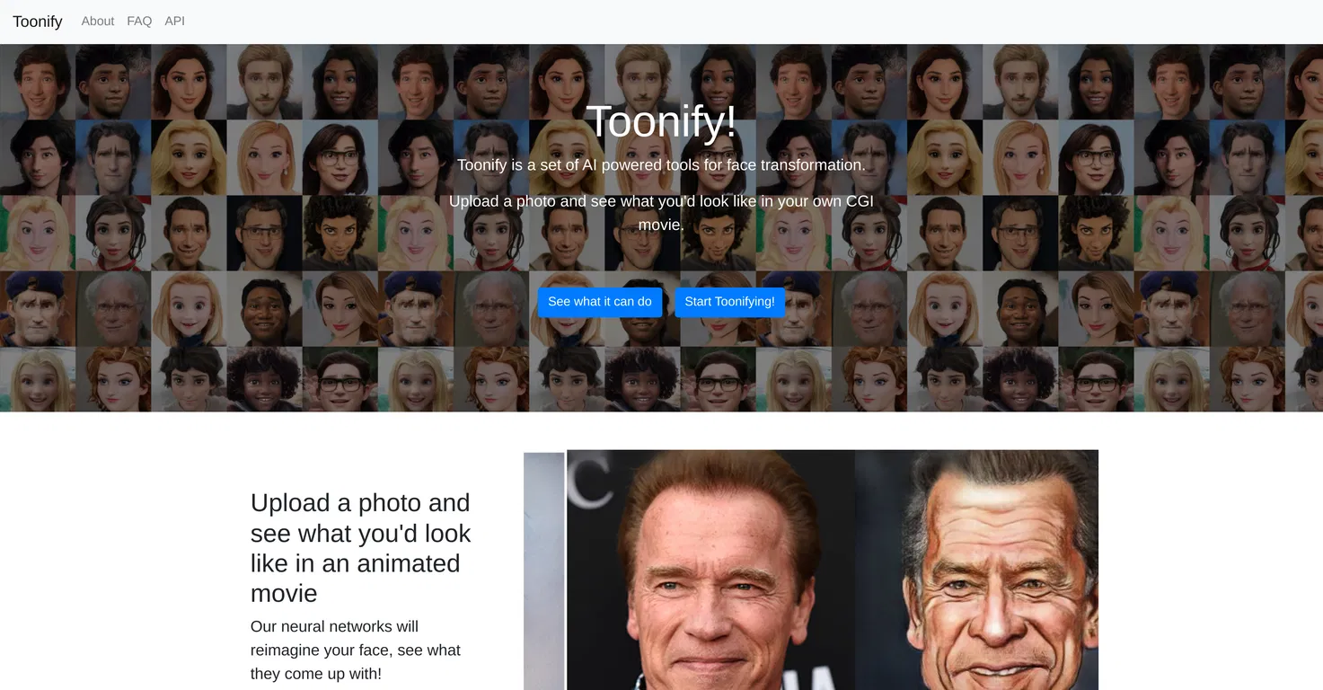 Toonify screenshot