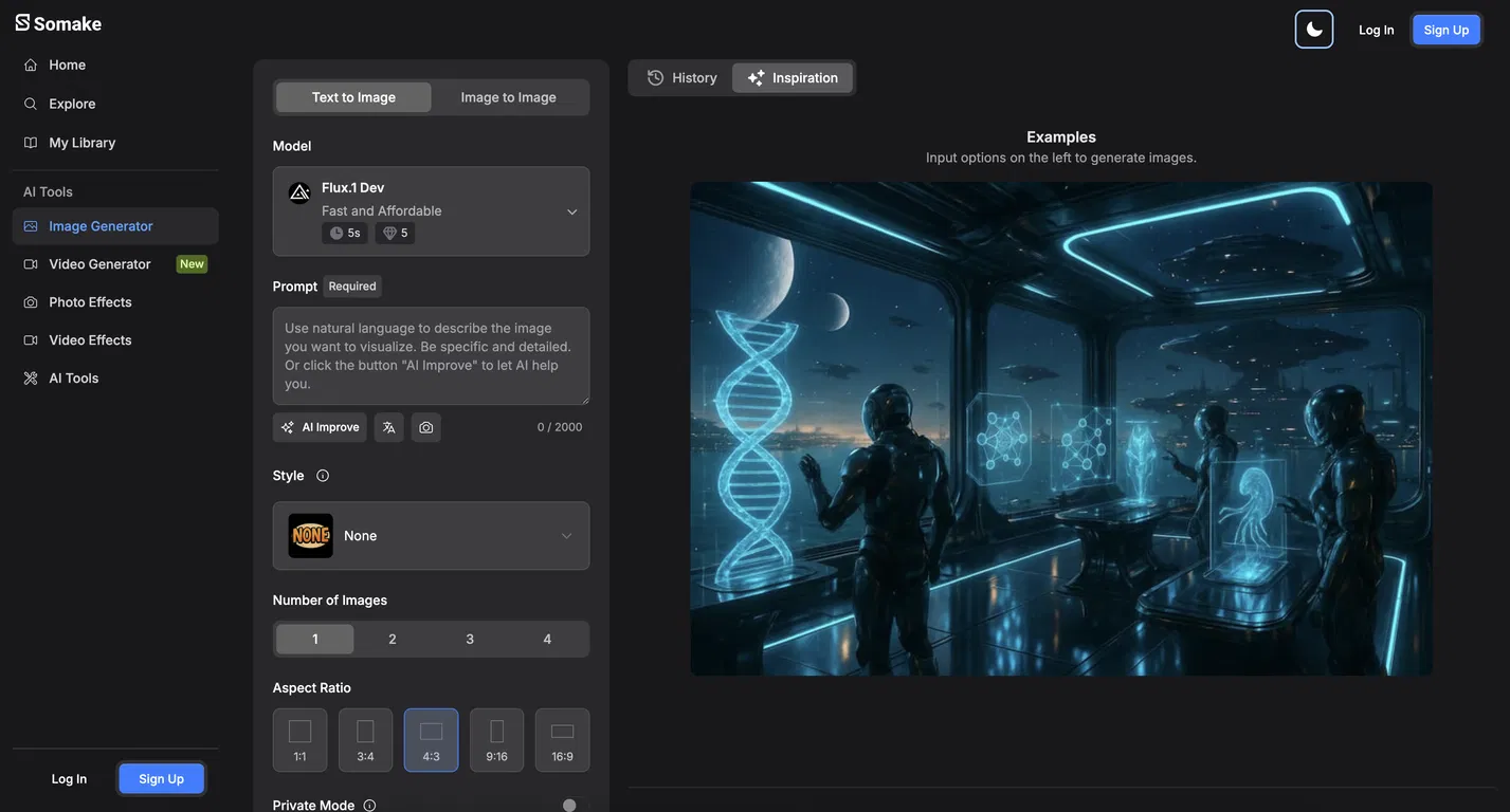 Somake | Text to Image Generator screenshot