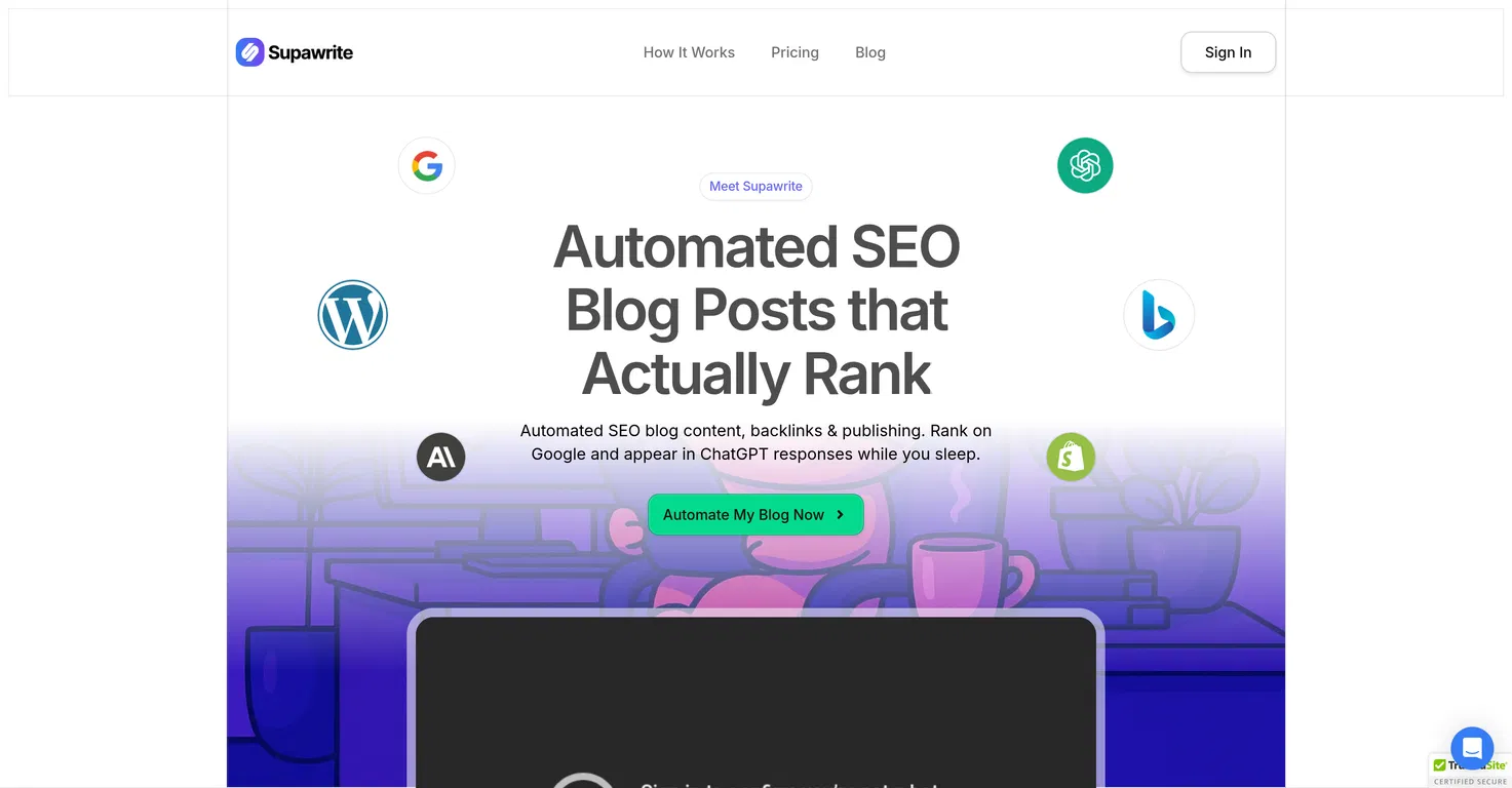 Supawrite screenshot