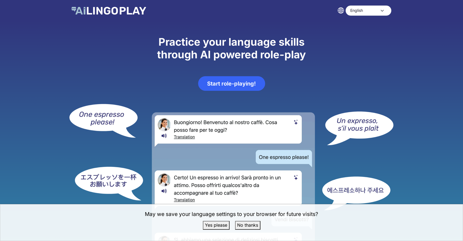 AI LingoPlay screenshot