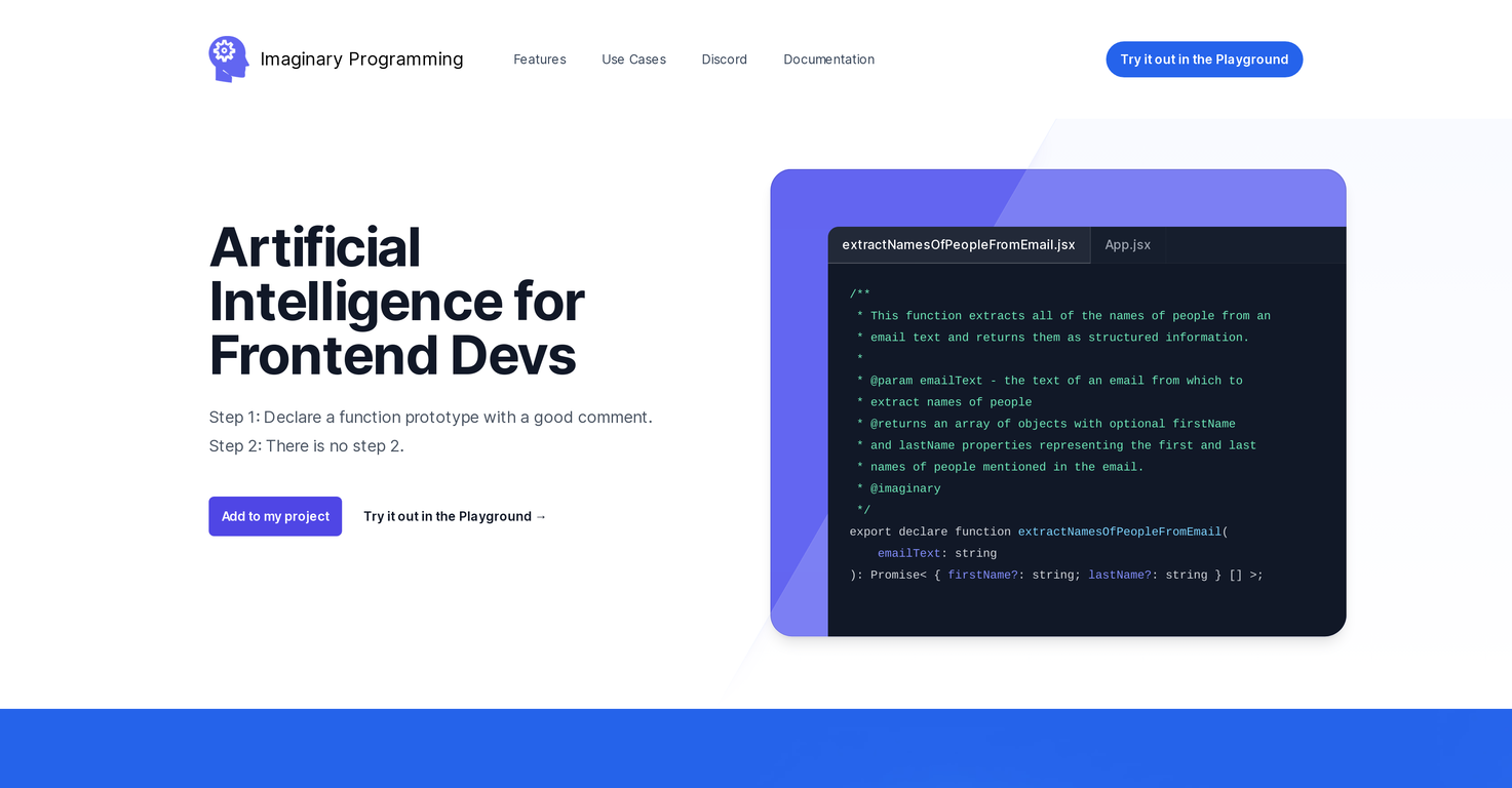 Imaginary Programming screenshot