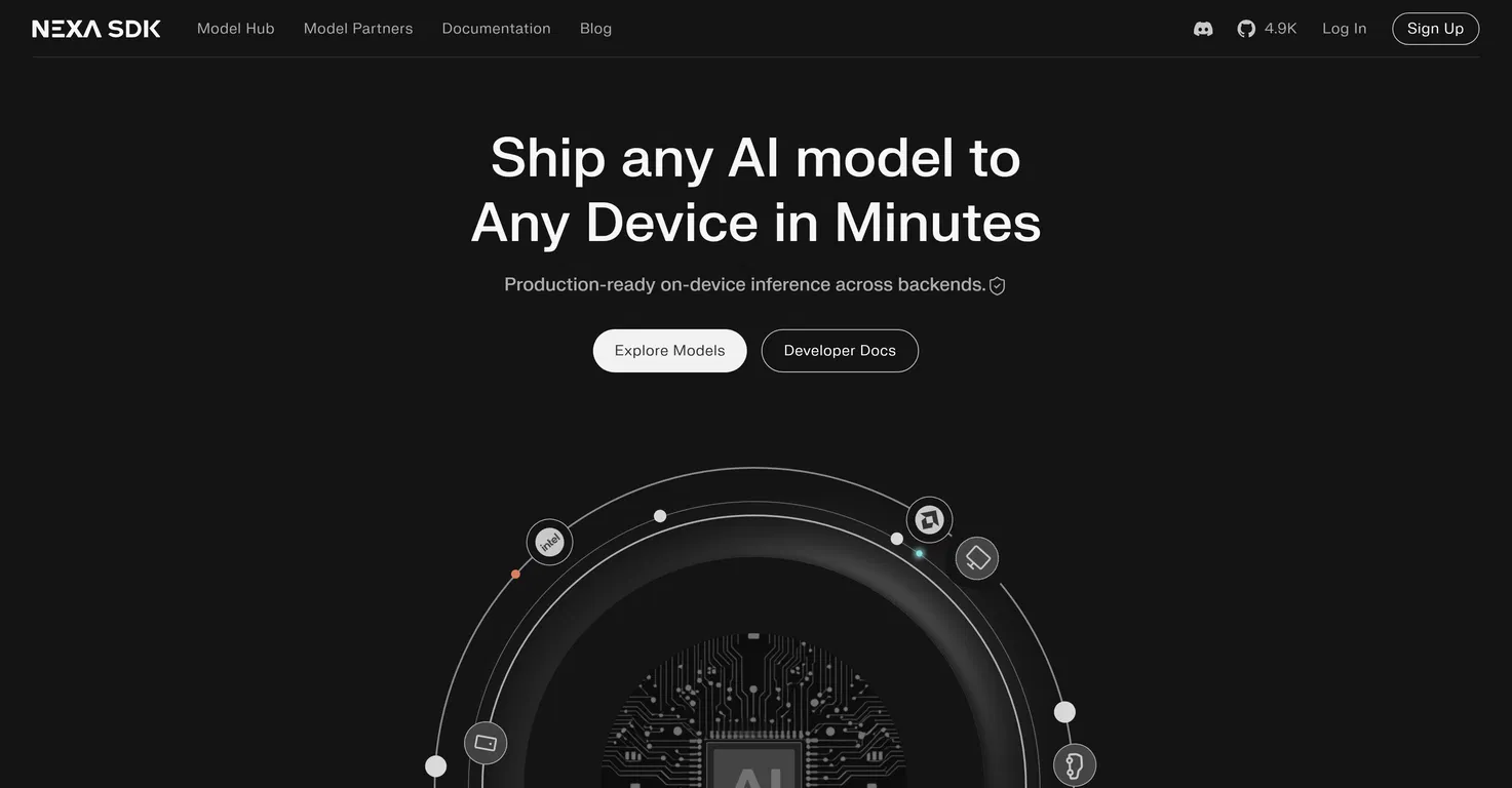 Nexa SDK screenshot
