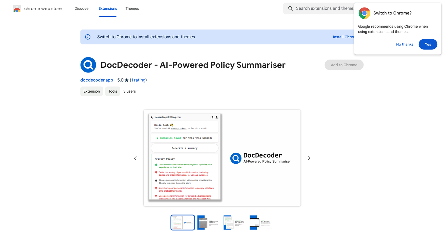 DocDecoder screenshot