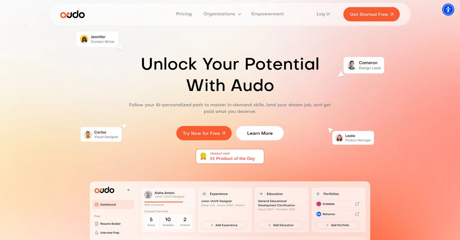 Audo screenshot