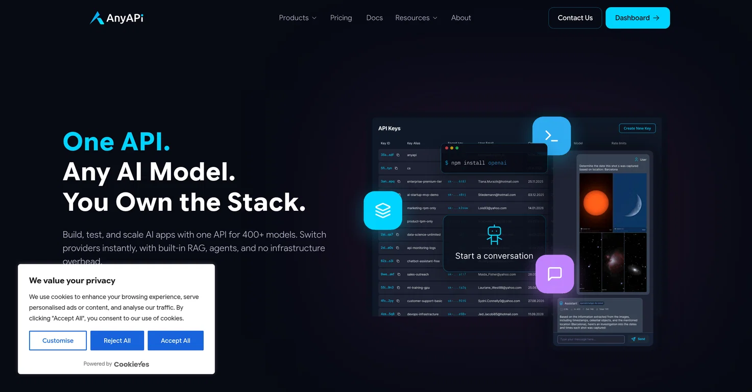 AnyAPI screenshot