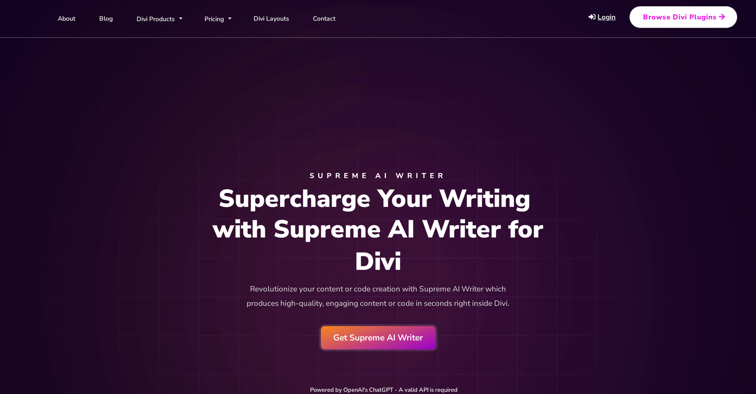 Supreme AI Writer screenshot