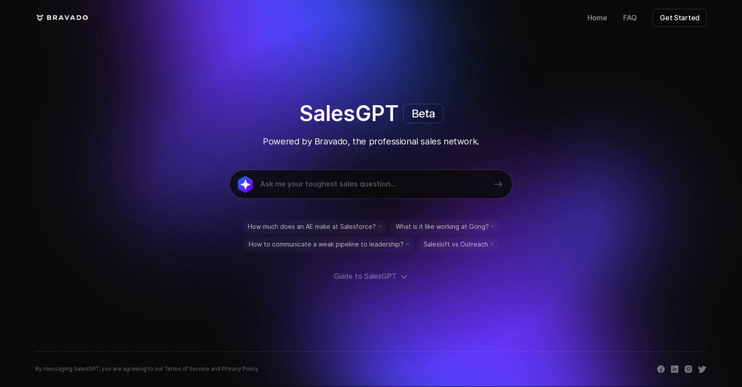 SalesGPT screenshot