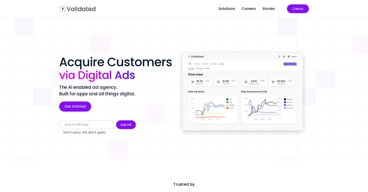 Validated AI screenshot