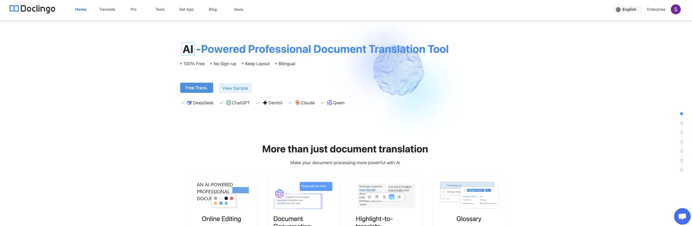Doclingo screenshot