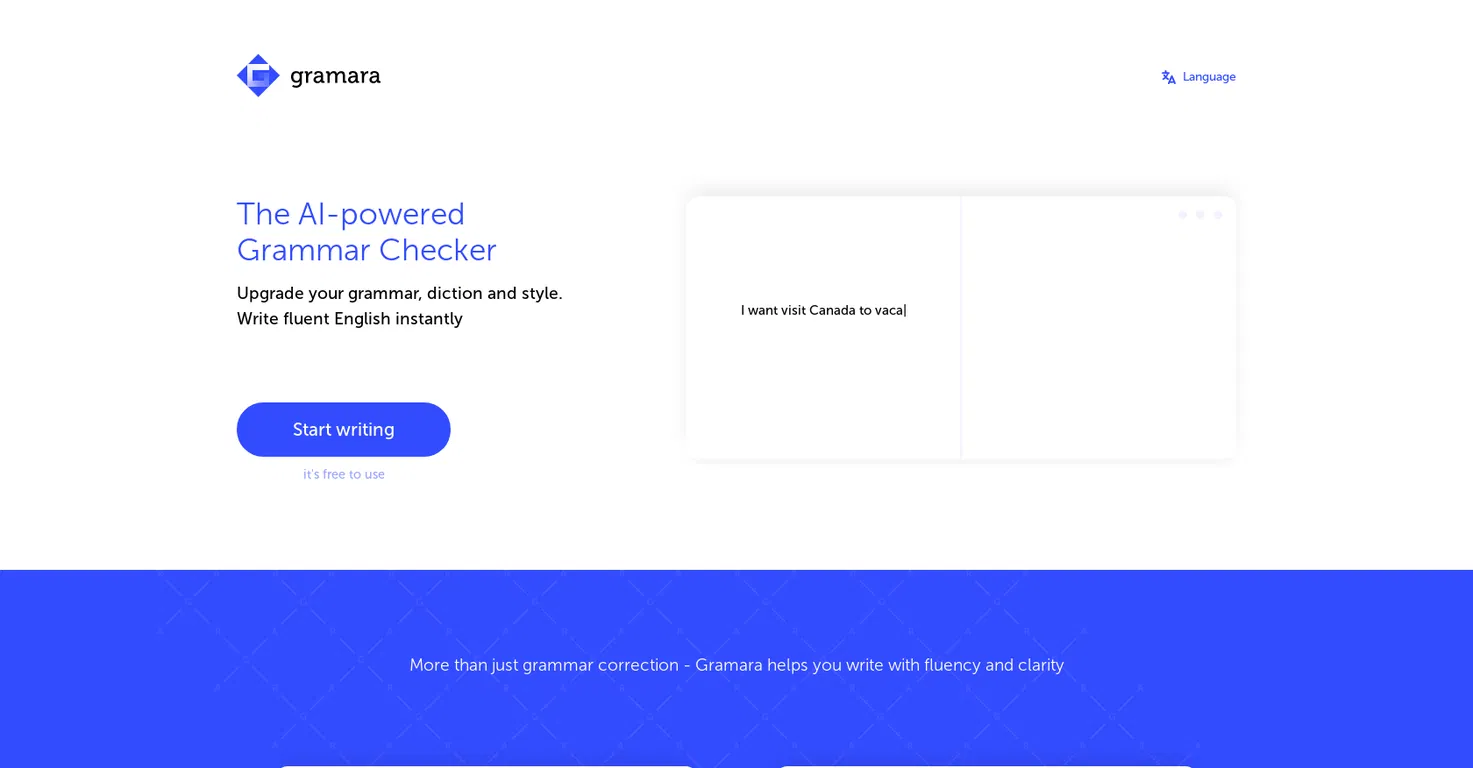 Gramara screenshot