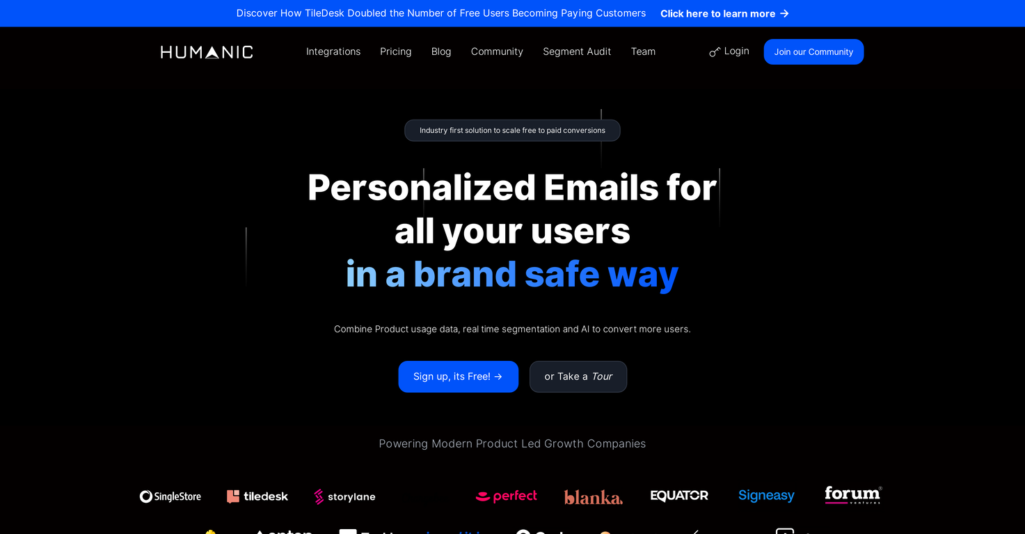 Humanic screenshot