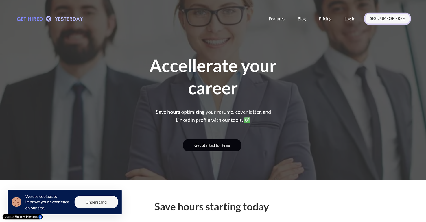 Get Hired Yesterday screenshot