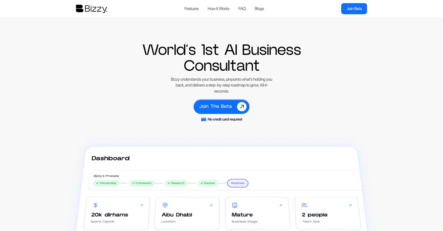Bizzy AI screenshot
