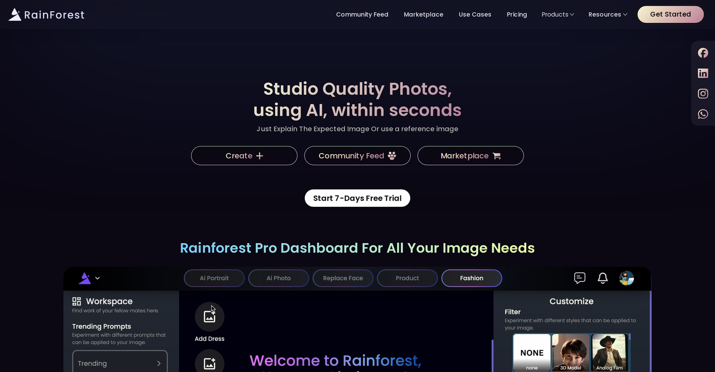 Rainforest.zone screenshot