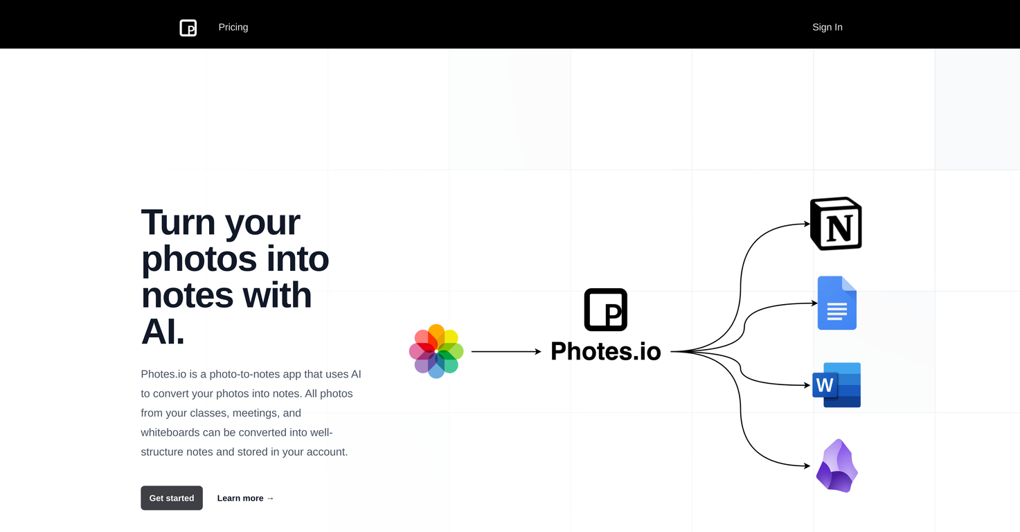 photes.io screenshot