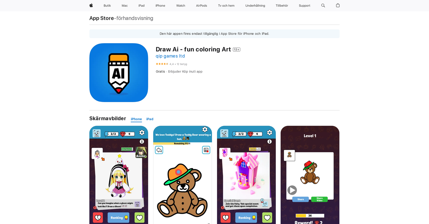 Draw Ai - fun coloring Art screenshot