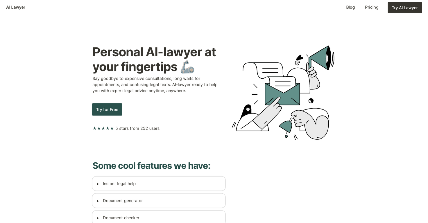 AI Lawyer screenshot
