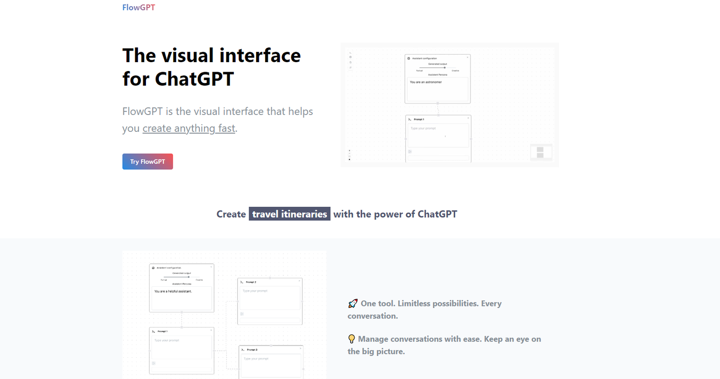 FlowGPT screenshot