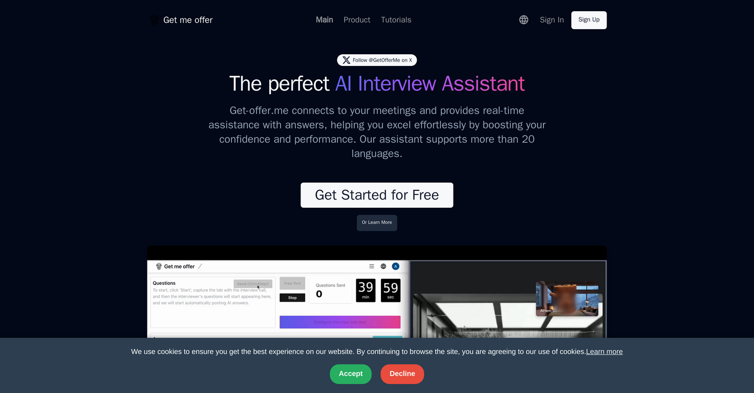Get-Offer.me screenshot