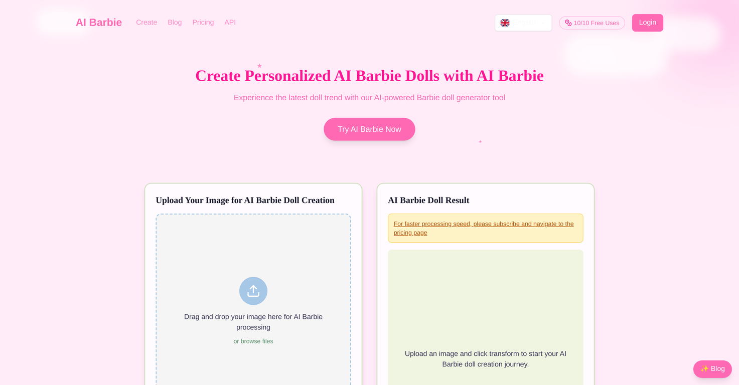 AI Barbie screenshot