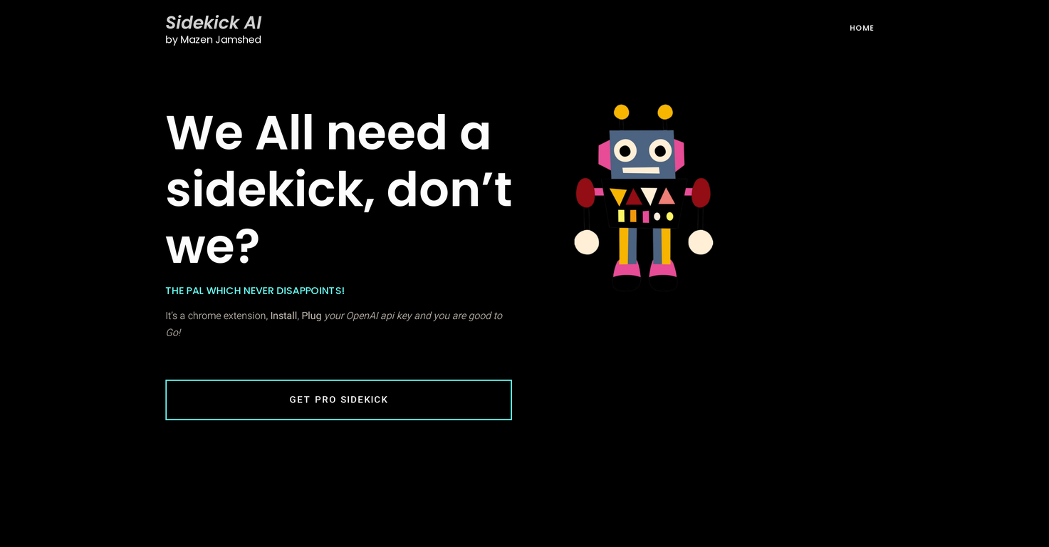 Sidekick AI screenshot